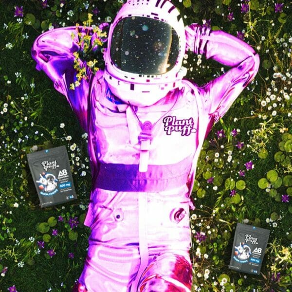 Moon Chews Delta-8 Gummies In The Grass