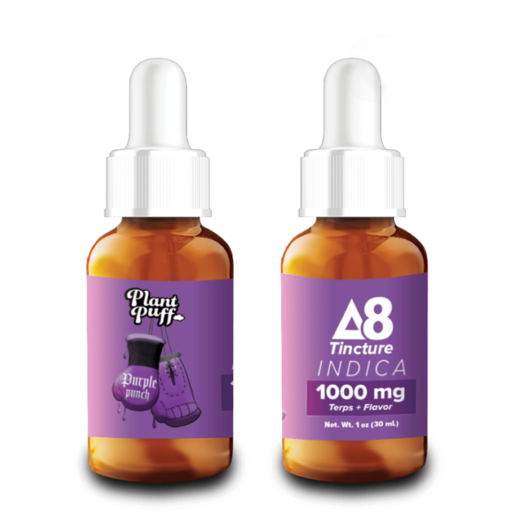 Purple Punch Delta-8 THC Tincture 1000mg