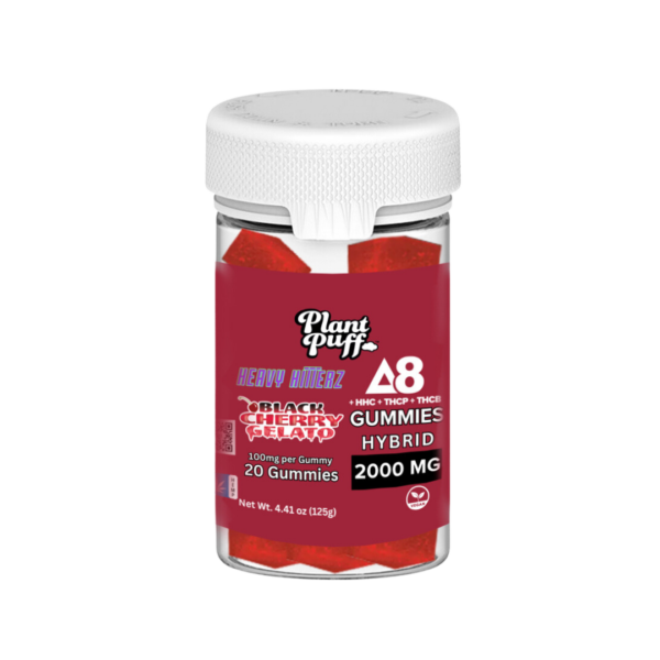 Black Cherry Gelato Heavy Hitter Blend Hybrid Gummies 20ct